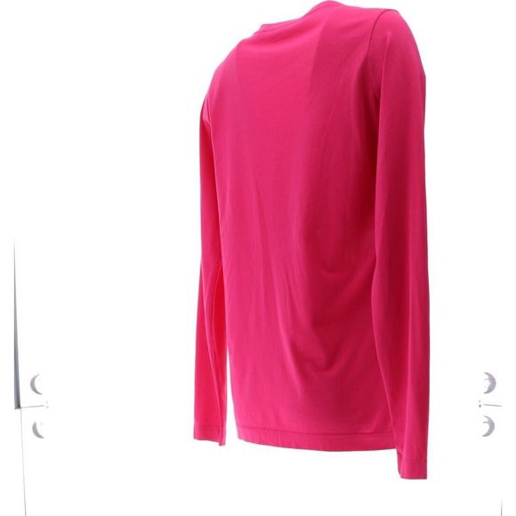 Lands' End Women's Petite LS SUPIMA SCOOP T-SHRT Laurel Blossom M NEW 494509 - Picture 3 of 8